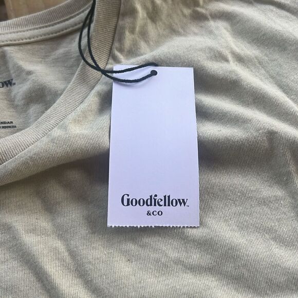 NWT Goodfellow Size Small Standard Fit Pastel Sage Crewneck Short Sleeve T-Shirt - Picture 7 of 7